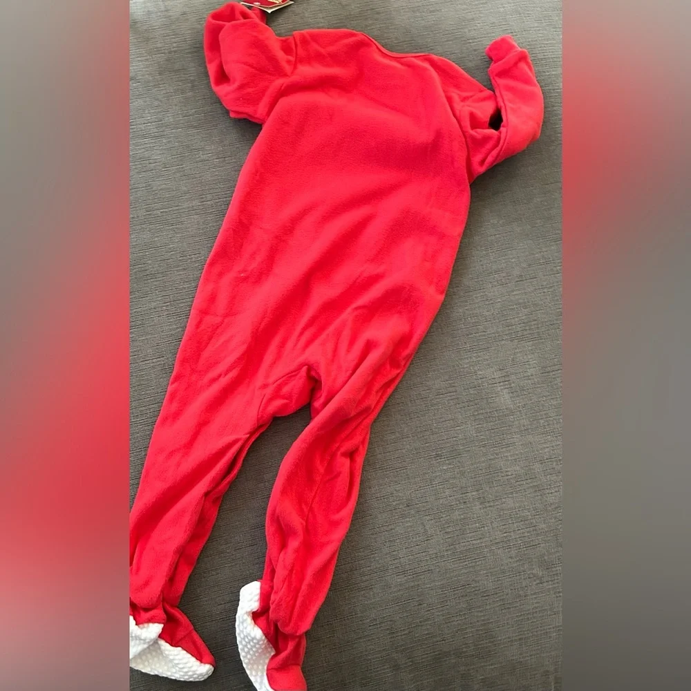 Cuddl duds Baby Christmas Santa Fleece Footie Pajama 24mo NWT